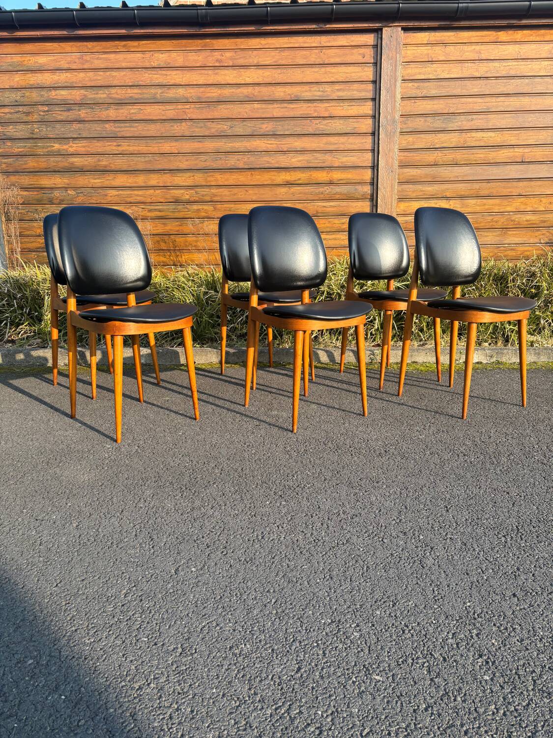 Set of 6 Baumann Pegasus chairs