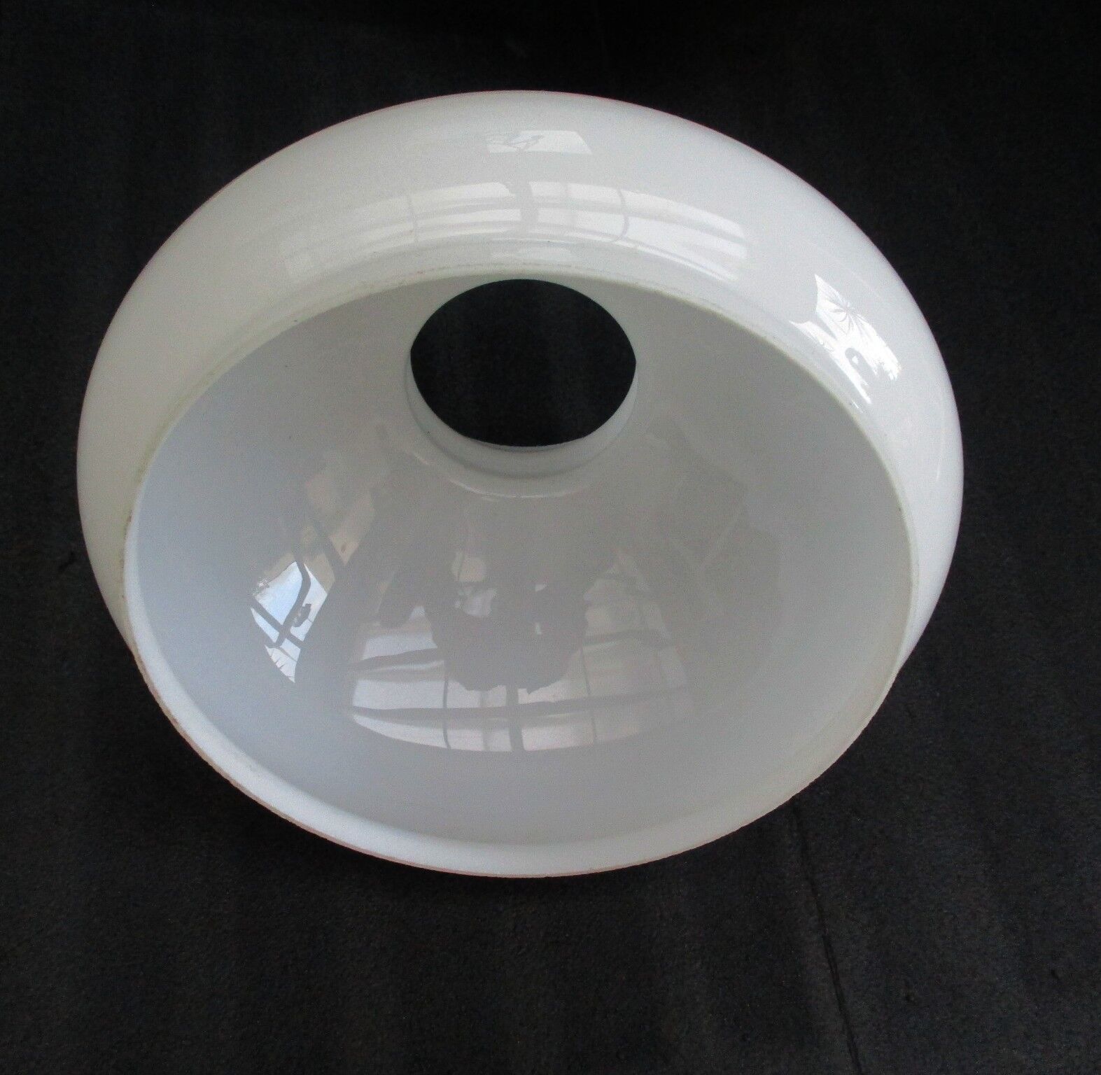 Vintage opaline and ceramic wrought iron chandelier