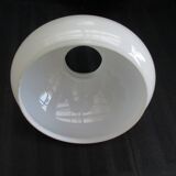 Vintage opaline and ceramic wrought iron chandelier