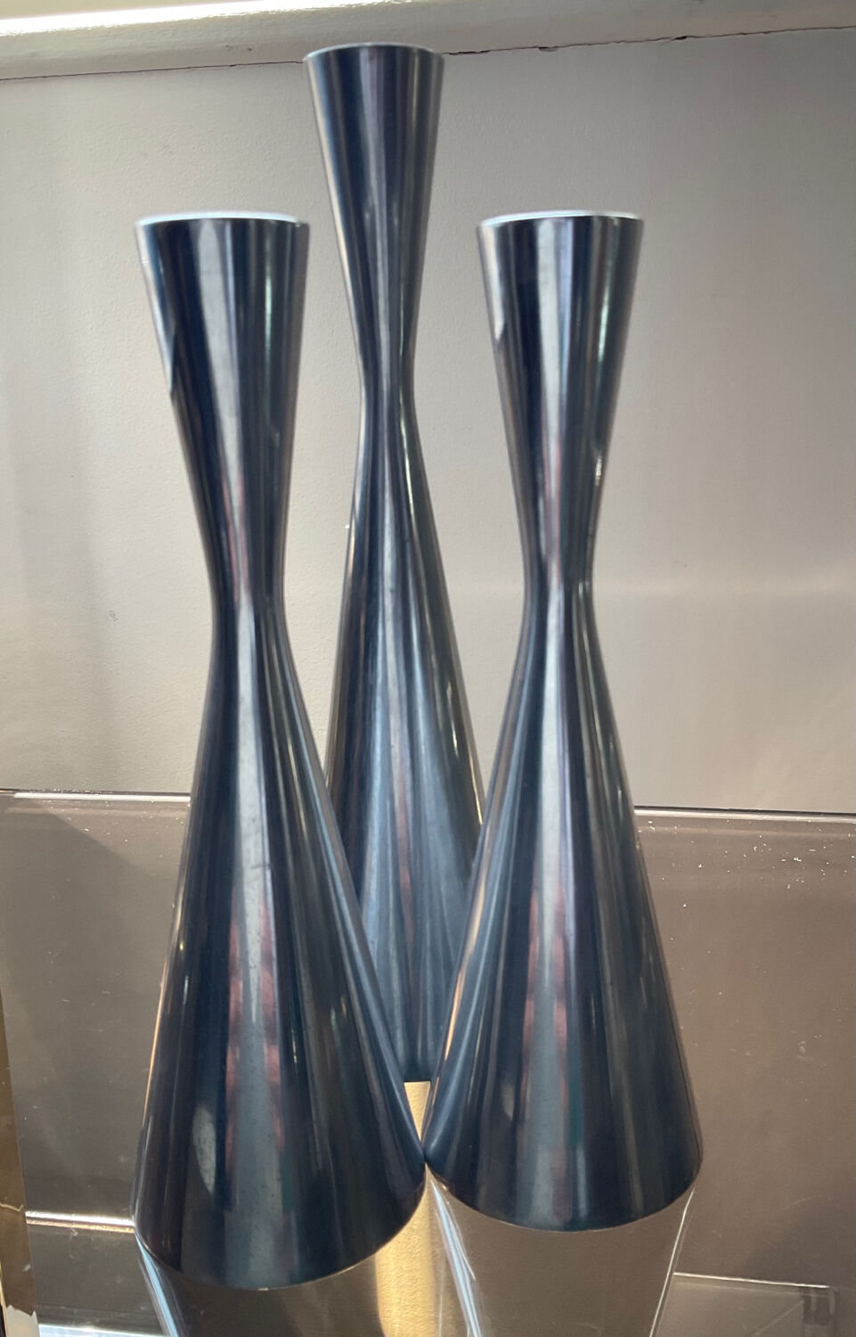 Trio of Diabolo candle holders by Érika Pekkari for Ikea