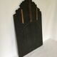 Miroir à parclose en laiton repoussé XIXème - 65x39cm