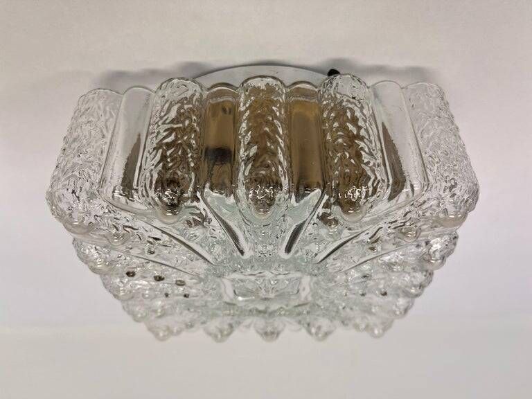Midcentury Flush Mount, Ceiling or Wall Lamp, Germany, 1970s