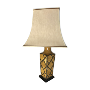 Lampe en céramique vintage - bambou
