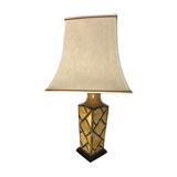 Vintage ceramic lamp bamboo style