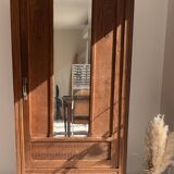 Parisian Art Deco solid oak armoire - 1930