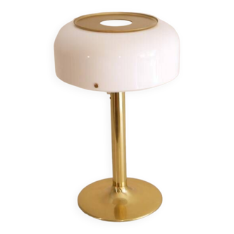 Brass and plastic lamp by Anders Pehrson 1970