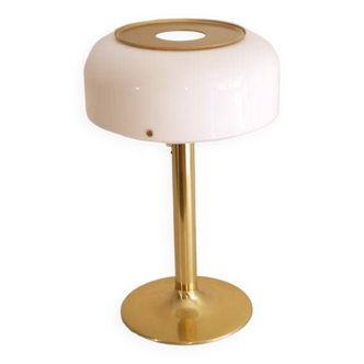 Lampe en laiton et plastique de Anders Pehrson 1970