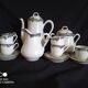 Limoges, Jean Boyer - Art Deco service for 7 people. 1920-1934