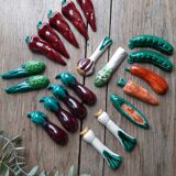 Lot 20 holder knives slurry Vegetables