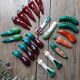 Lot 20 holder knives slurry Vegetables