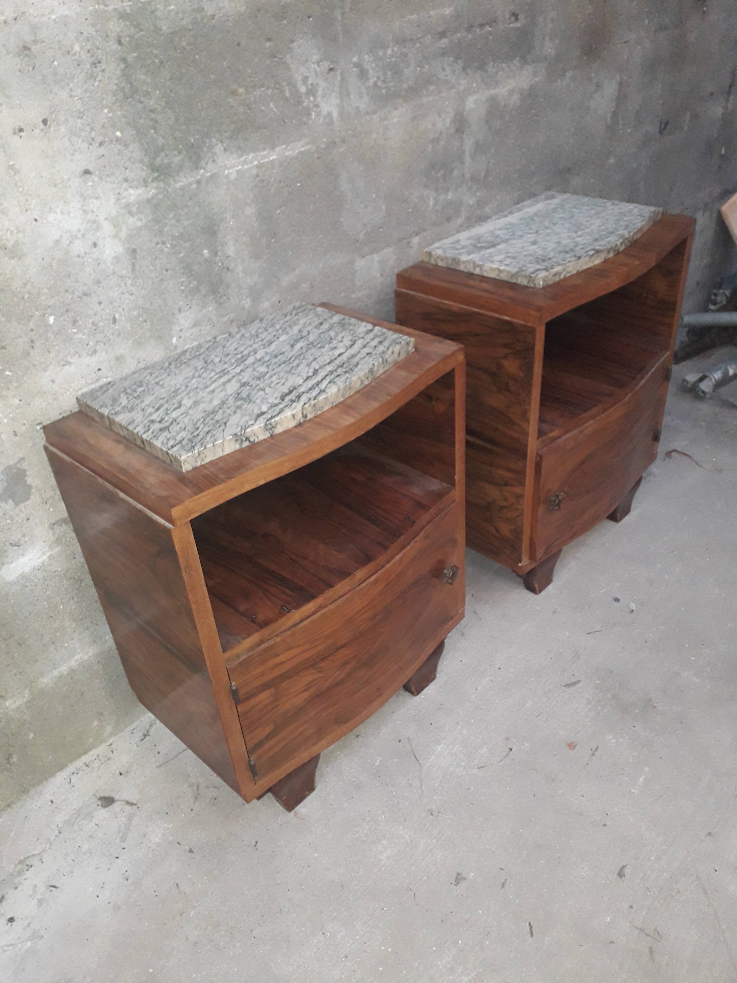 Vintage bedsides