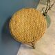 Vintage rattan side table