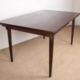 Table de repas extensible danoise en Palissandre, modèle 54 par Gunni Omann