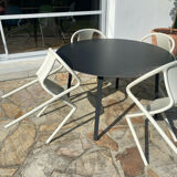 Magis table and 4 jasper morrison chairs