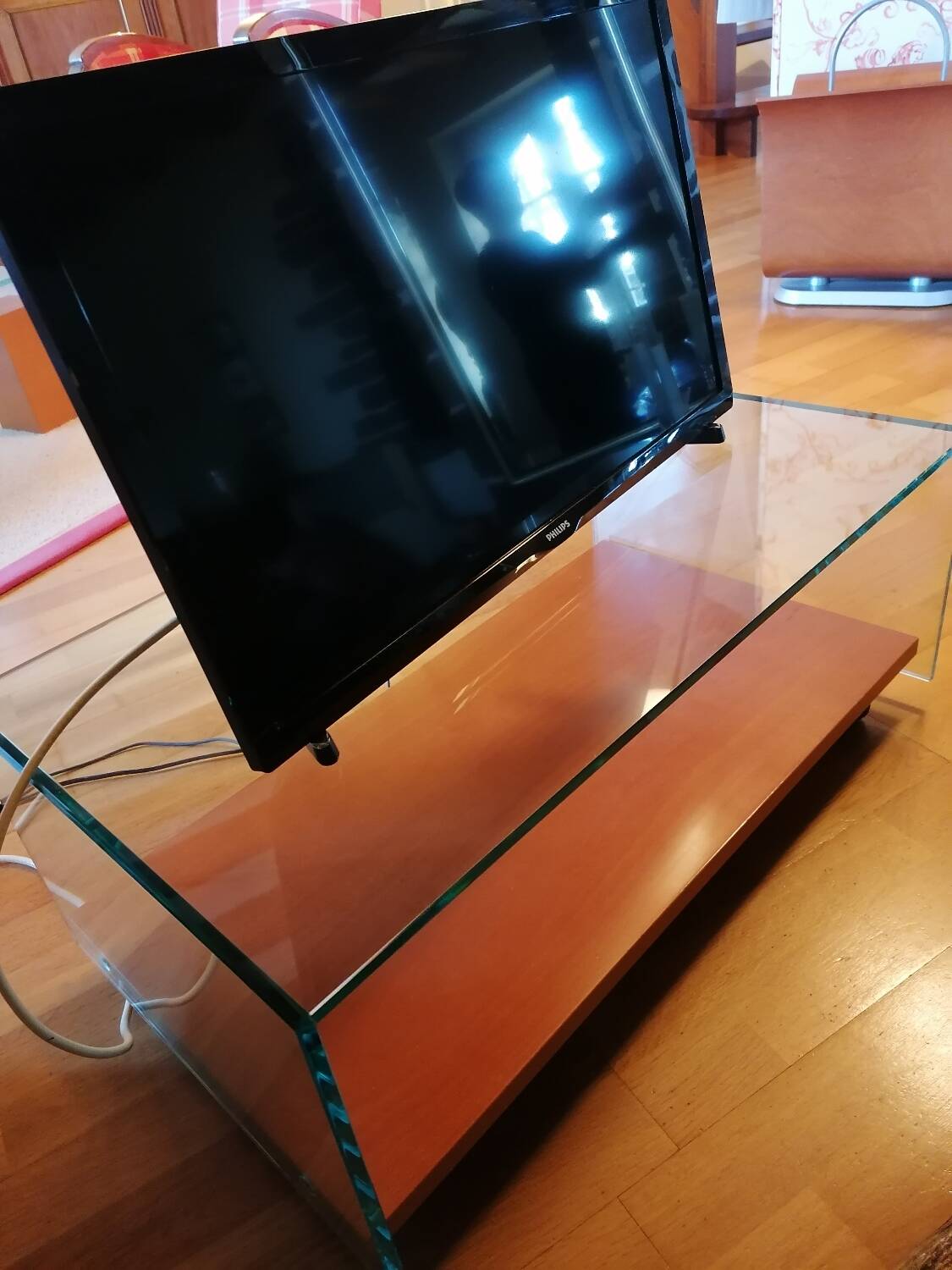 TV unit or coffee table on wheels "Artelano" minimalist design.