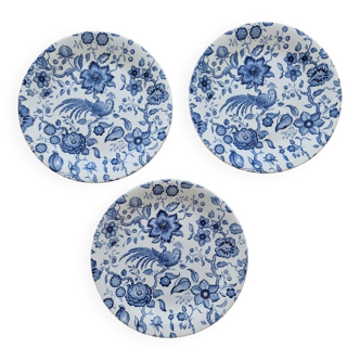 3 assiettes plates Villeroy et Boch modèle Paradiso