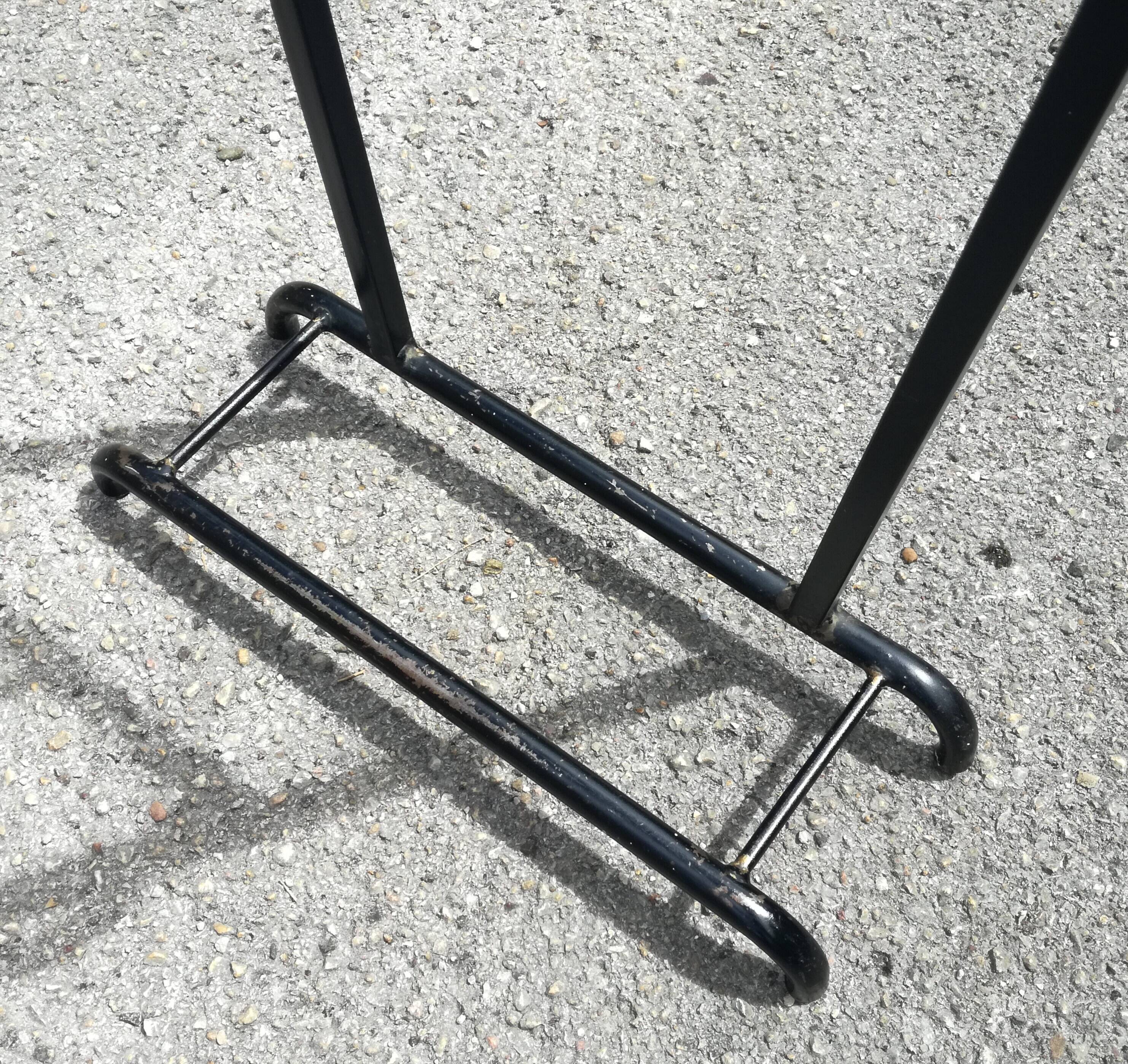 Mirrored and 4-patère coat rack