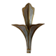 Applique forme feuille de lys