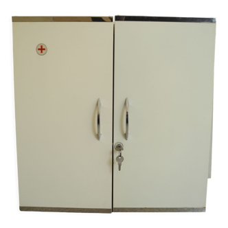 Old medicine cabinet rossignol vintage deco 70s