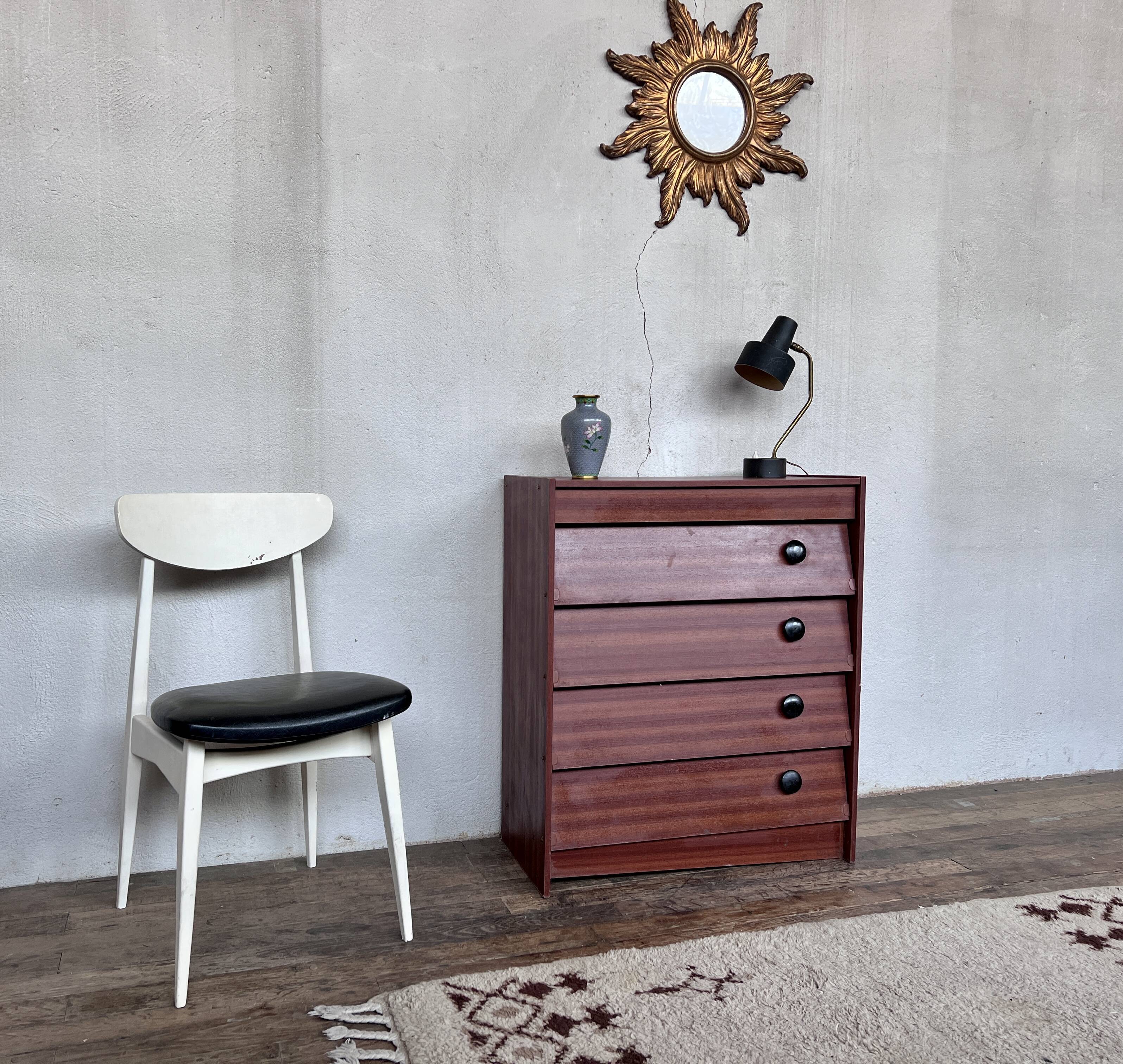 Furniture shoe cabinet vintage 1960