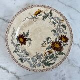 Plat Gien en terre de fer, XIXème s.
