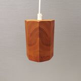 Small pine hanging lamp, swedish 1970-80s