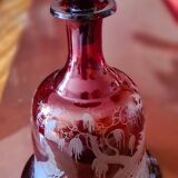 Bohemian crystal bottle