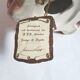 Beautiful, handcrafted porcelain figurine of a piglet, made by Capodimon.