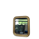 Louis-Philippe mirror gilded with gold leaf 37.5/31.5cm mercury glass