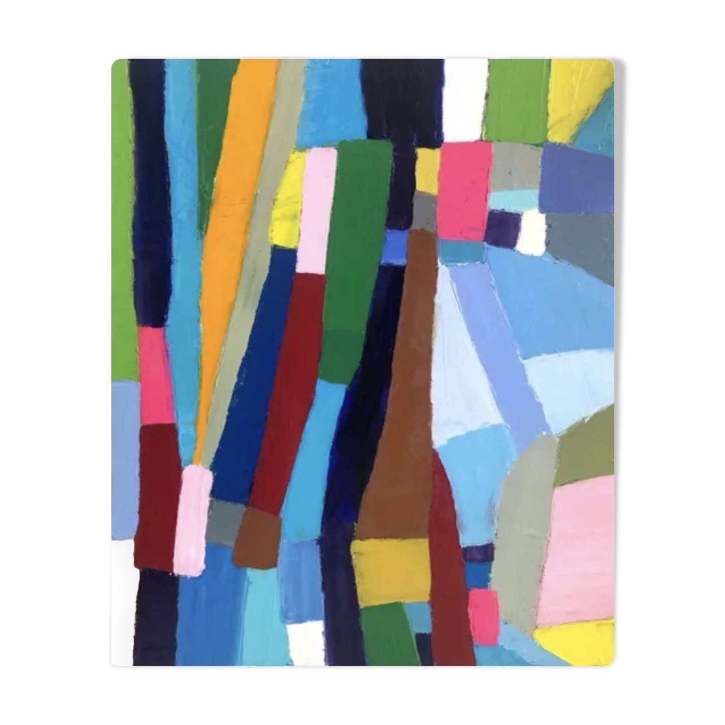 Abstract Painting Oil with Knife