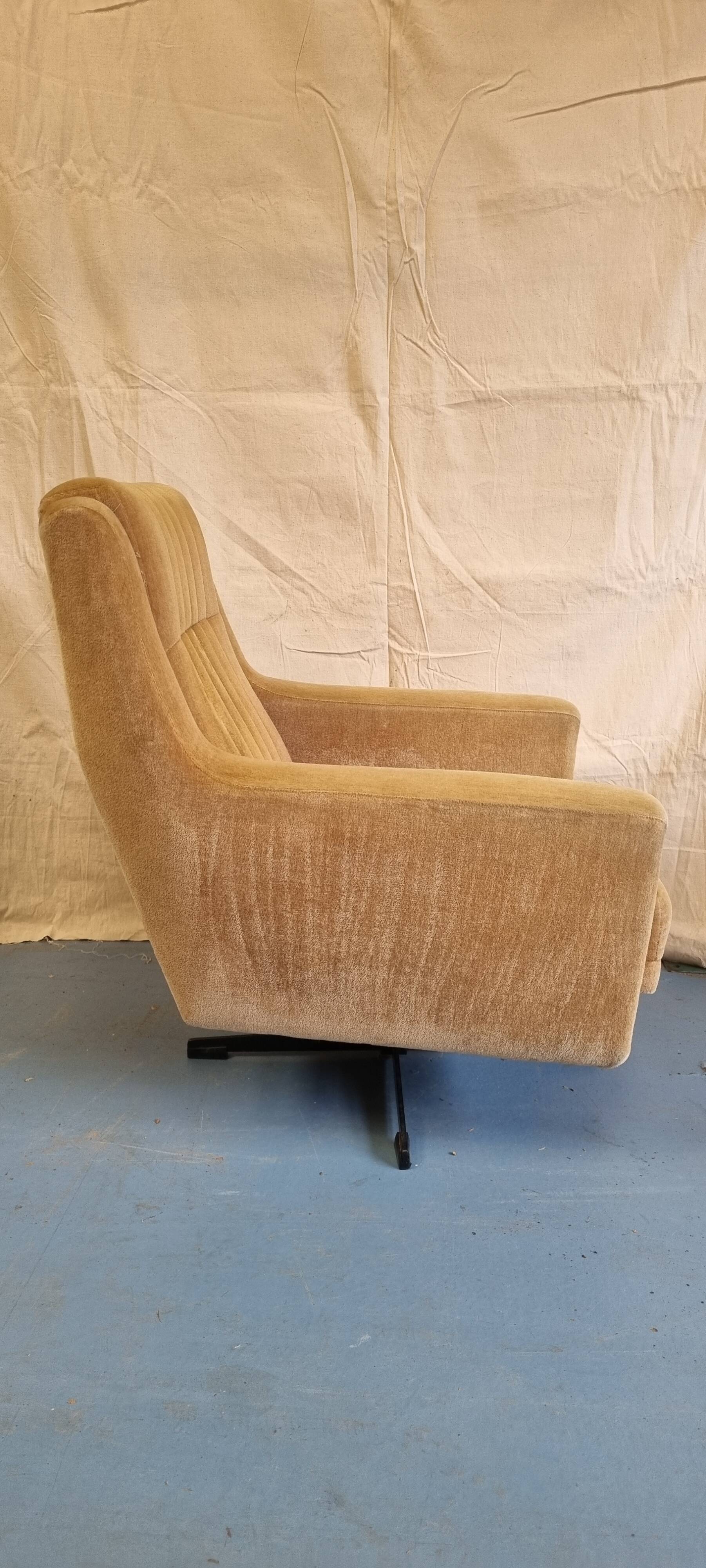 Fauteuil en velours