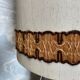 XL floor lamp by Hustadt Leuchten, studio ceramic, 1970s, mid-century, vintage, brutalist, fat lava