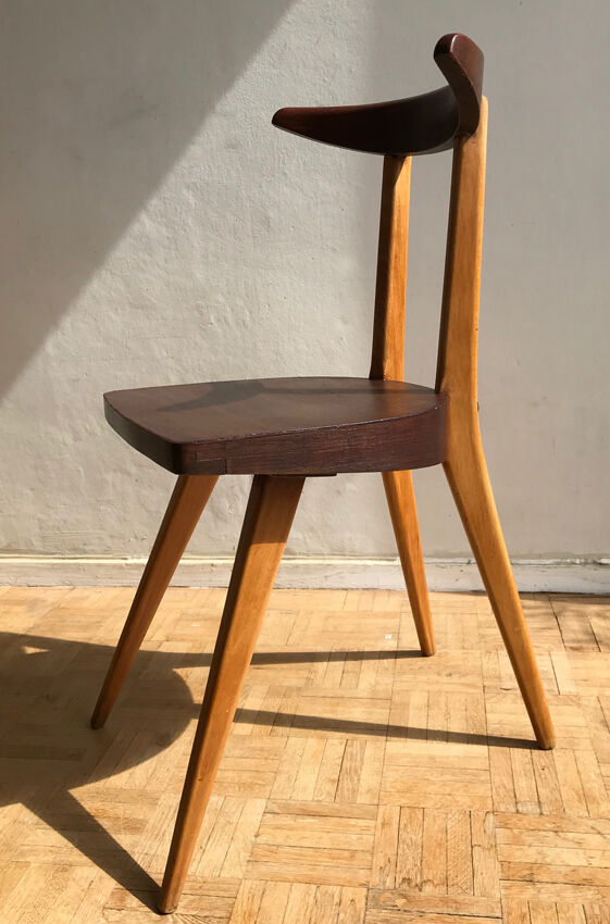 Ensemble de 5 chaises Antilope édition Stella années 1960