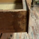 Commode ou comptoir de magasin en peuplier vers 1880-1900