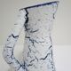 Pichet fat lava blue ceramic vintage design