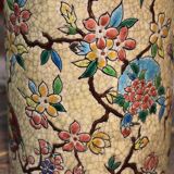 Gien ceramic lamp 19th century