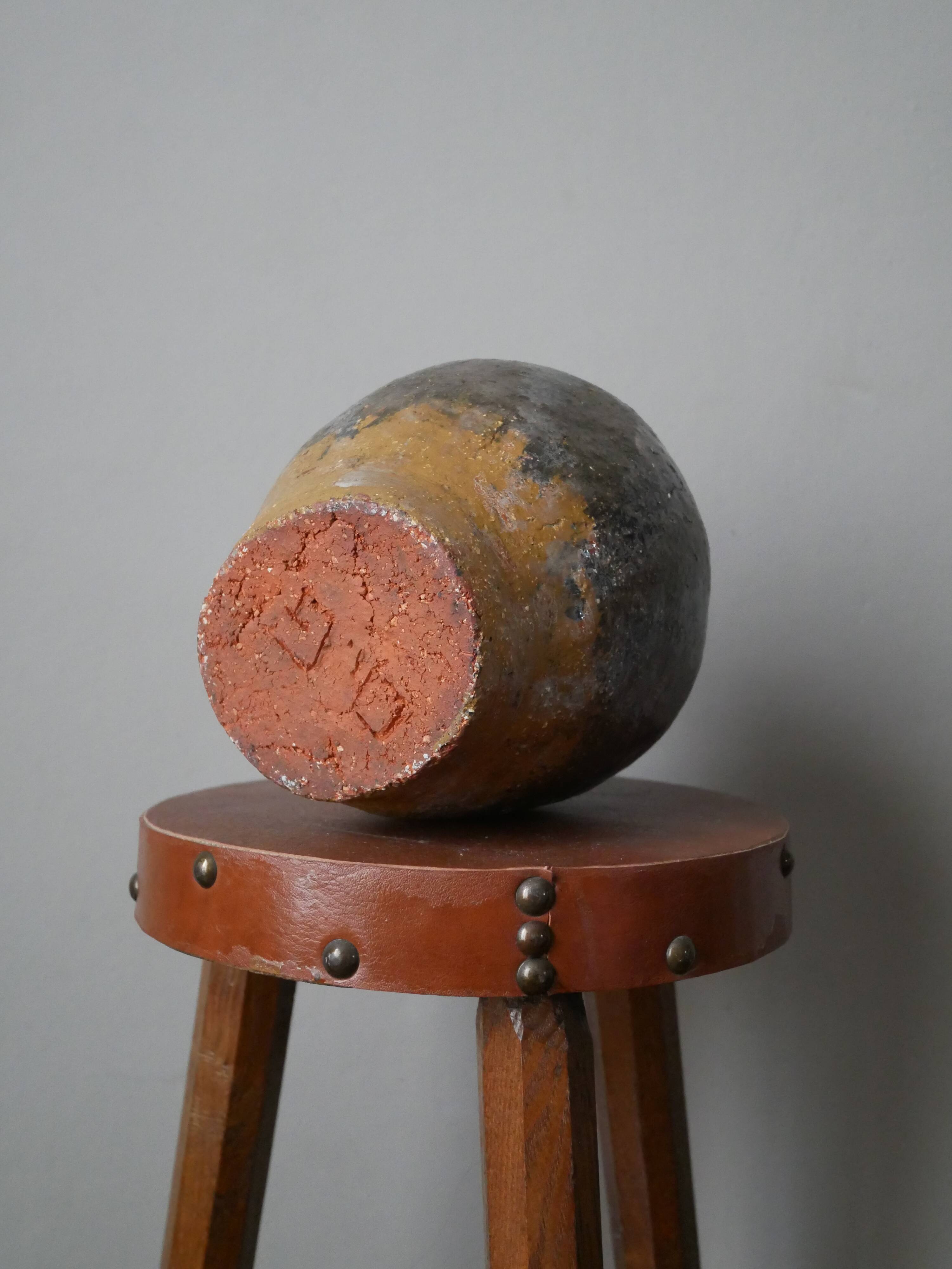 Handmade ceramic vase glazed decoration design wabi-sabi japandi pottery handmade japanese