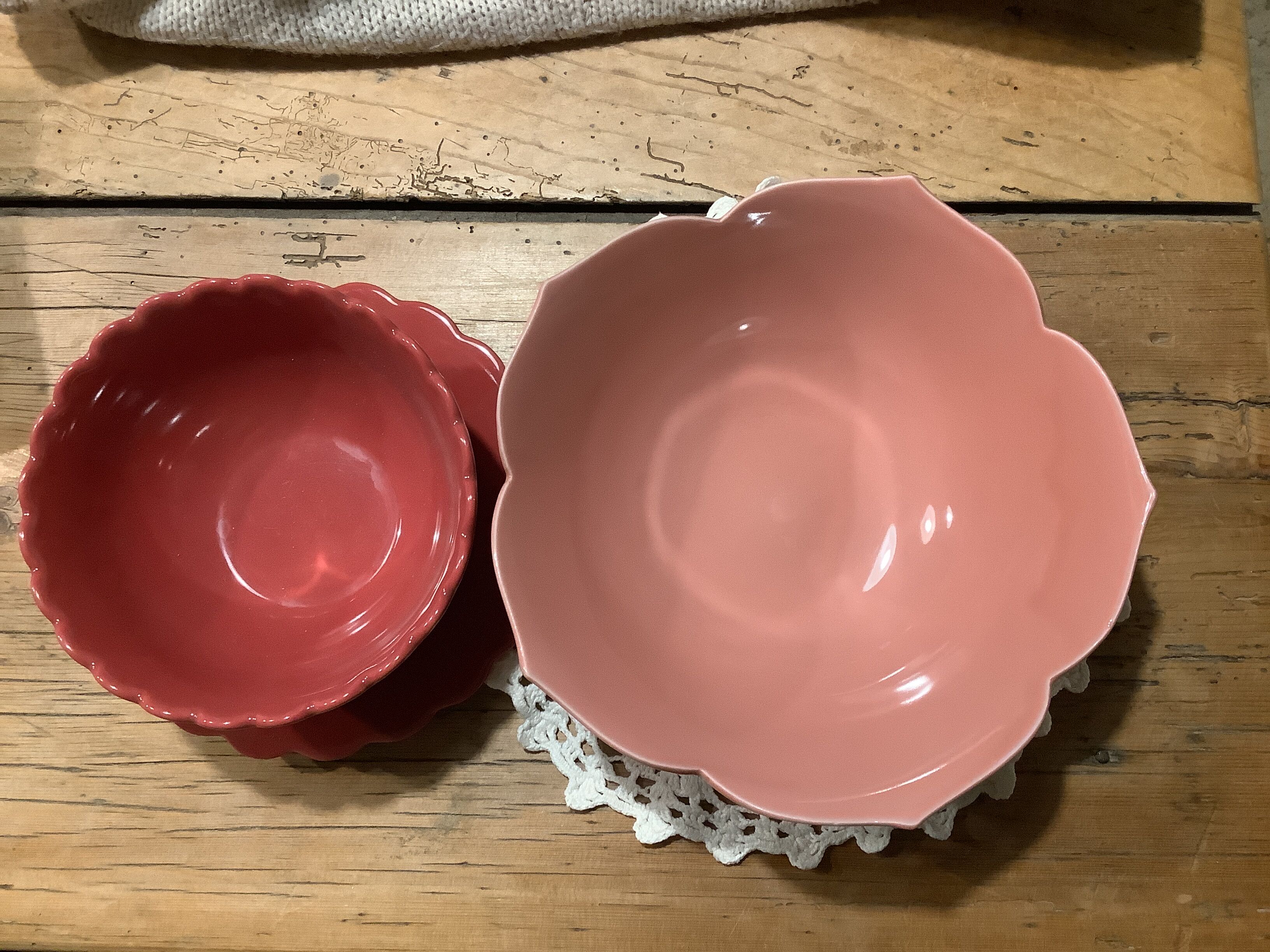 Vintage salad bowls