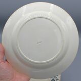 Lot 9 plate plates hb & cie earth of iron - sevigne 23 cm