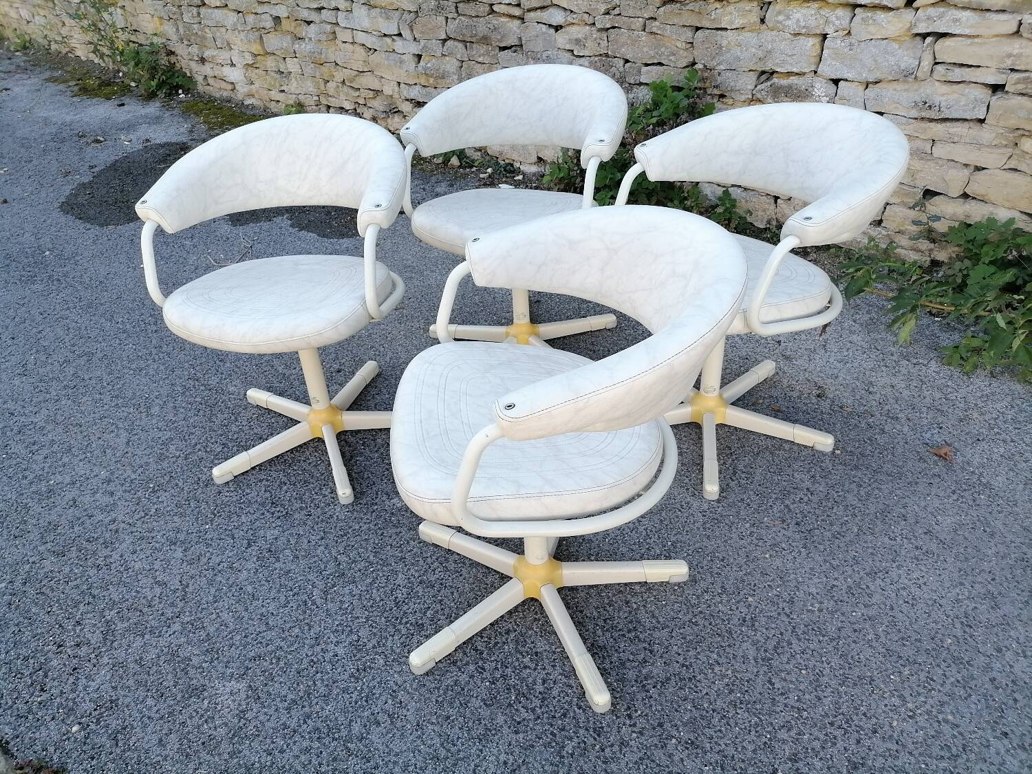 Vintage barber chair suite