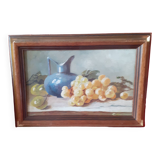 Framed painting. Still life. Oil signed.