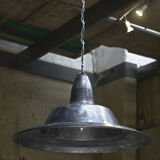 Pendant lamps in galvanized metal 1960