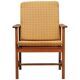 Yellow armchair, Danish design, 1970s, designer: Børge Mogensen
