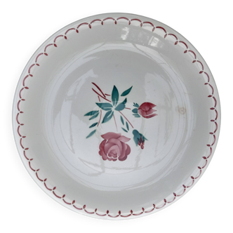 Antique flower plate