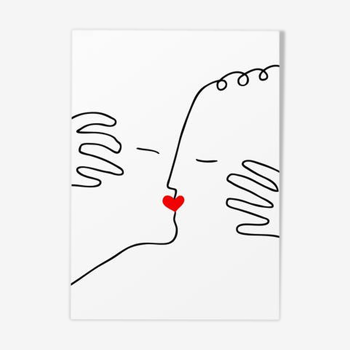 Poster A3 Shandor-love Kiss 29, 7x42cm