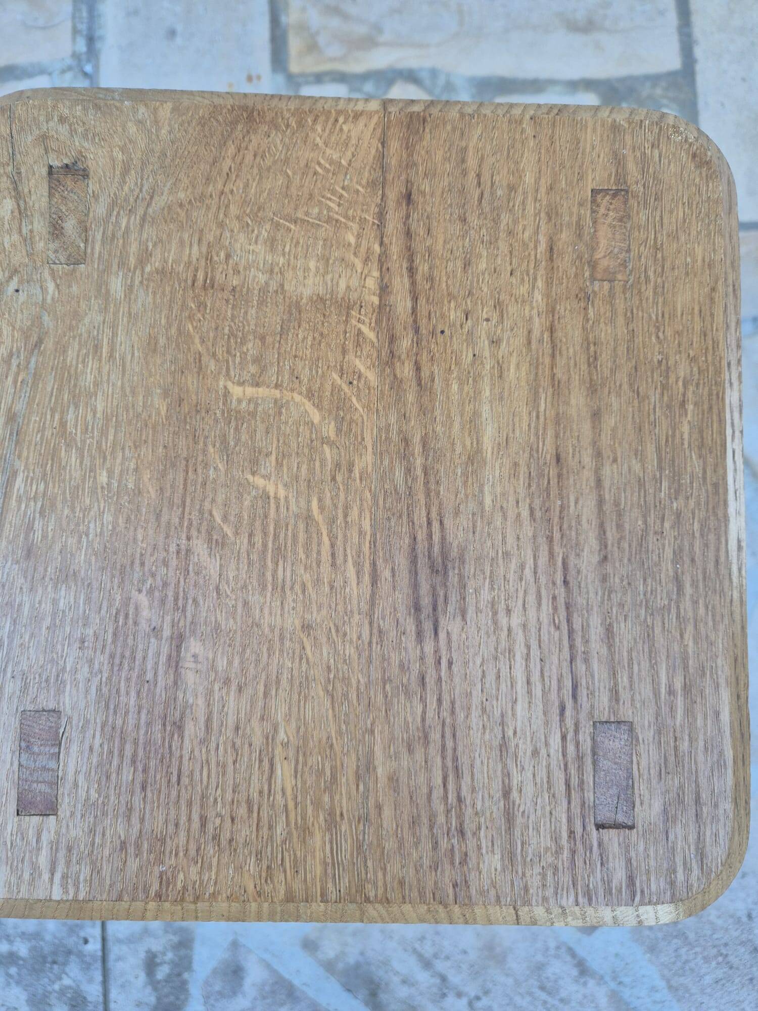 Antique solid wood stool