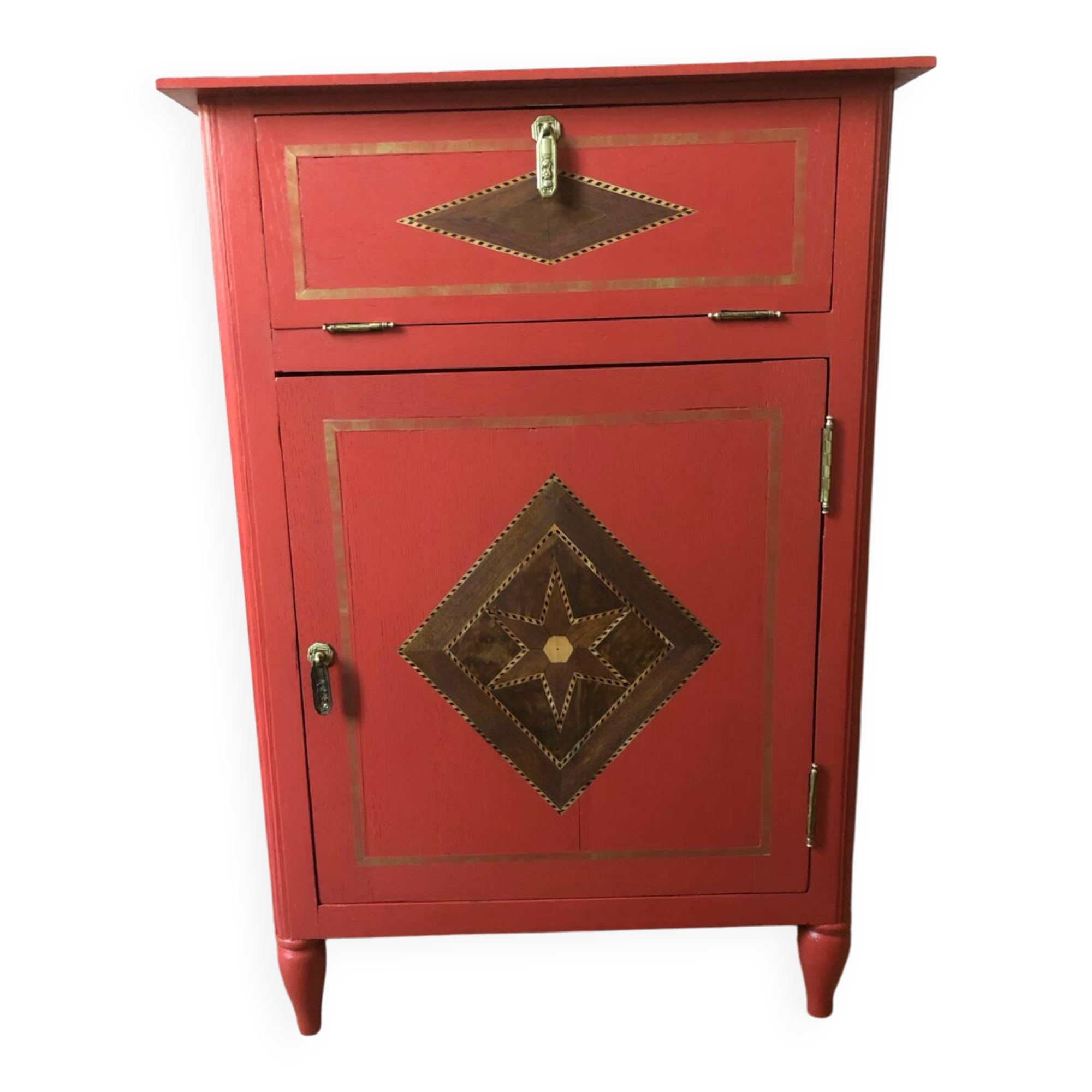 Meuble de rengement, chevet ancien