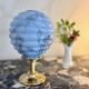 Small Art Deco lamp in marbled opaline.