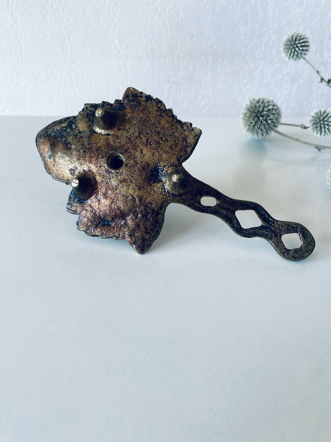 Cellar rat candle holder