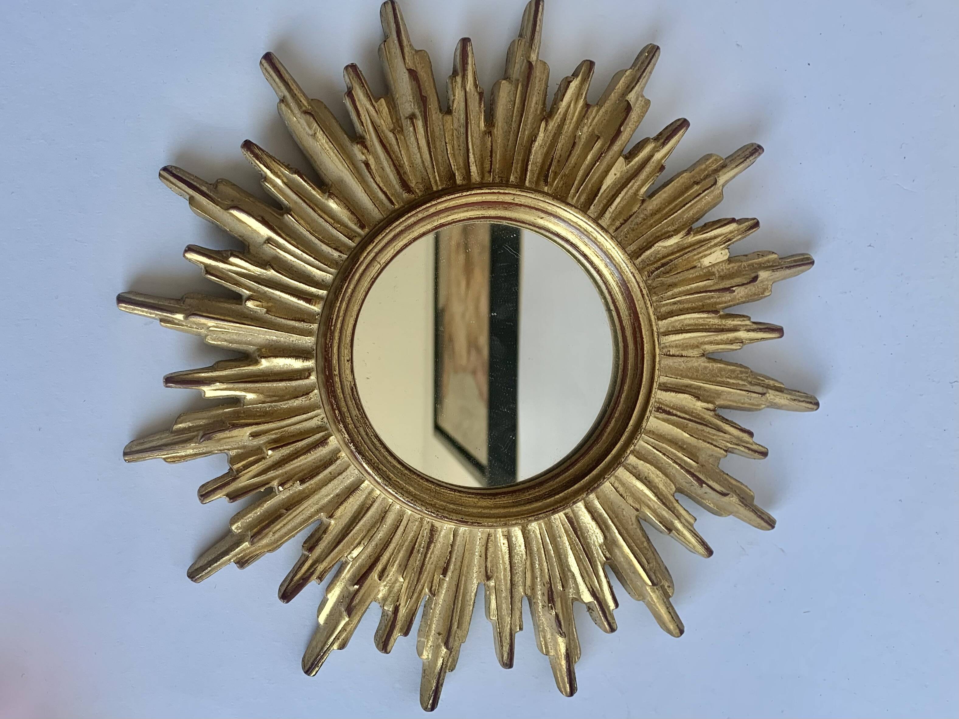 Vintage  Sunburst Mirror
